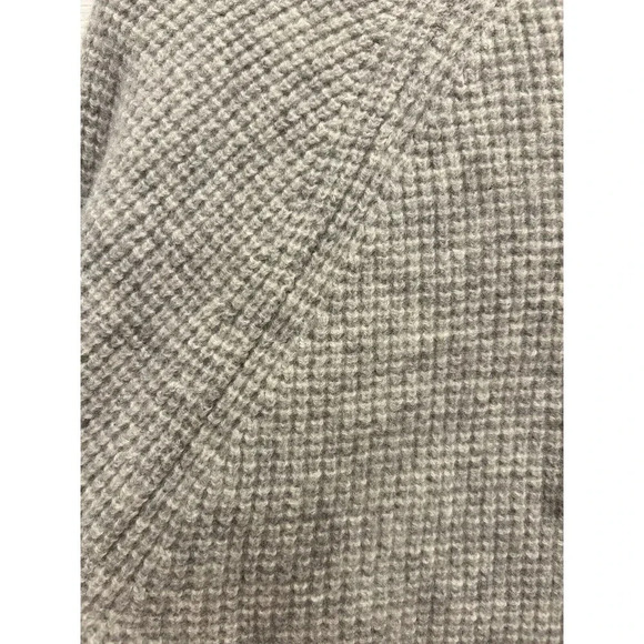 Banana Republic Sweater Mens Large Marled Gray Wool Normcore Preppy Classic - Picture 6 of 8